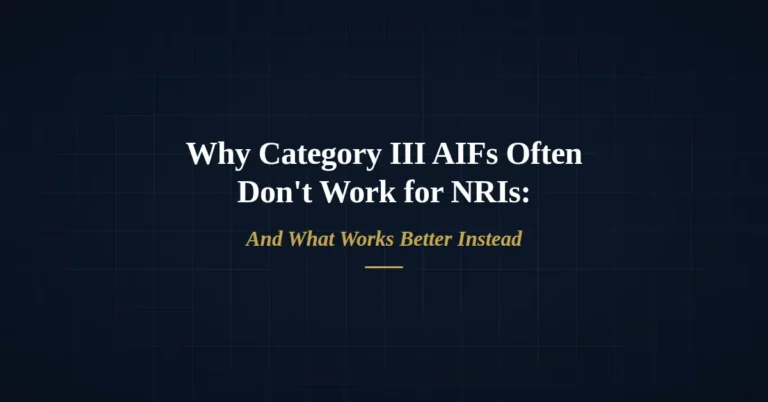 Category III AIFs for NRIs