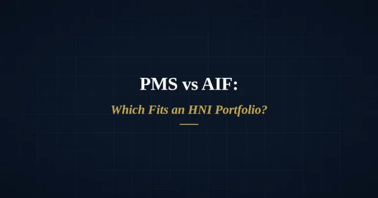 PMS vs AIF: Which Fits an HNI Portfolio?