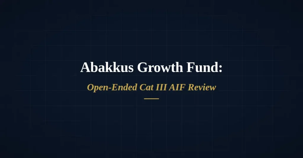 Abakkus Growth Fund open-ended Category III AIF review