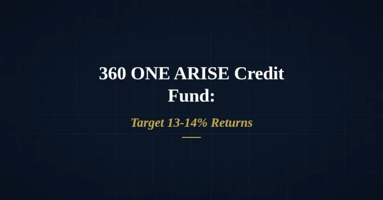 360 ONE ARISE Credit Fund asset-backed private credit strategy targeting 13-14 percent returns
