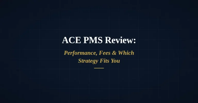 ACE PMS review banner showing ACMIIL portfolio management services
