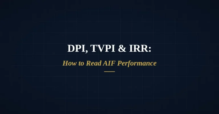 DPI vs TVPI vs IRR: How to Read AIF Performance