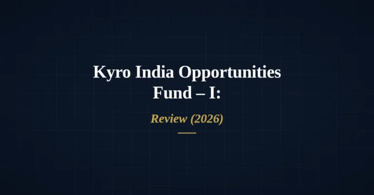 Kyro India Opportunities Fund – I Category II AIF review