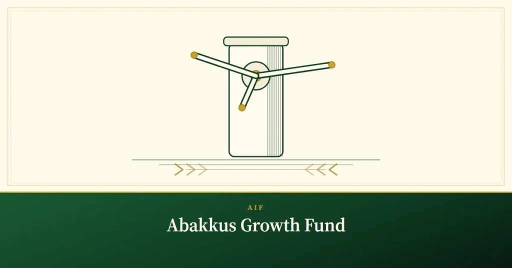 Abakkus Growth Fund – engraved illustration: turnstile turning both ways