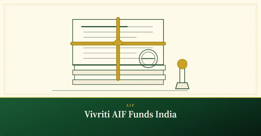 Vivriti AIF Funds India – engraved illustration: bundle of stamped loan documents